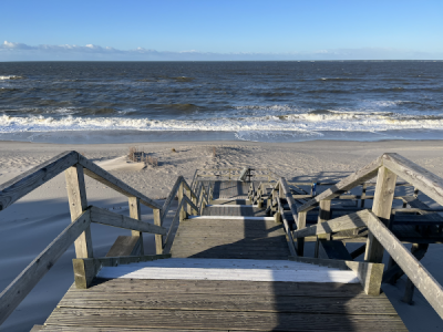 Treppe runter zum Strand Treppe runter zum Strand - List auf Sylt