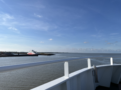 Von-der-Faehre-aus Von der Fähre aus fotografiert Richtung Havneby